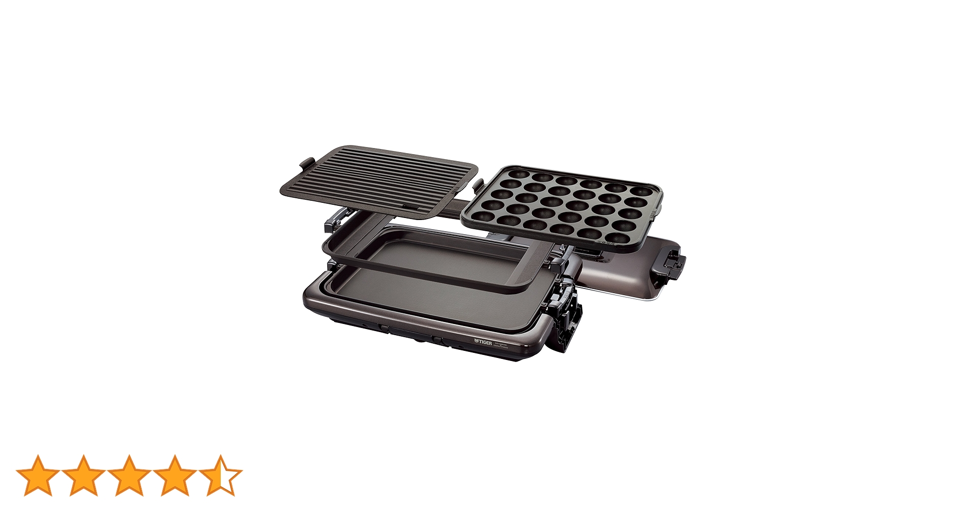 Amazon | タイガー魔法瓶(TIGER) ホットプレート3枚セット 平面